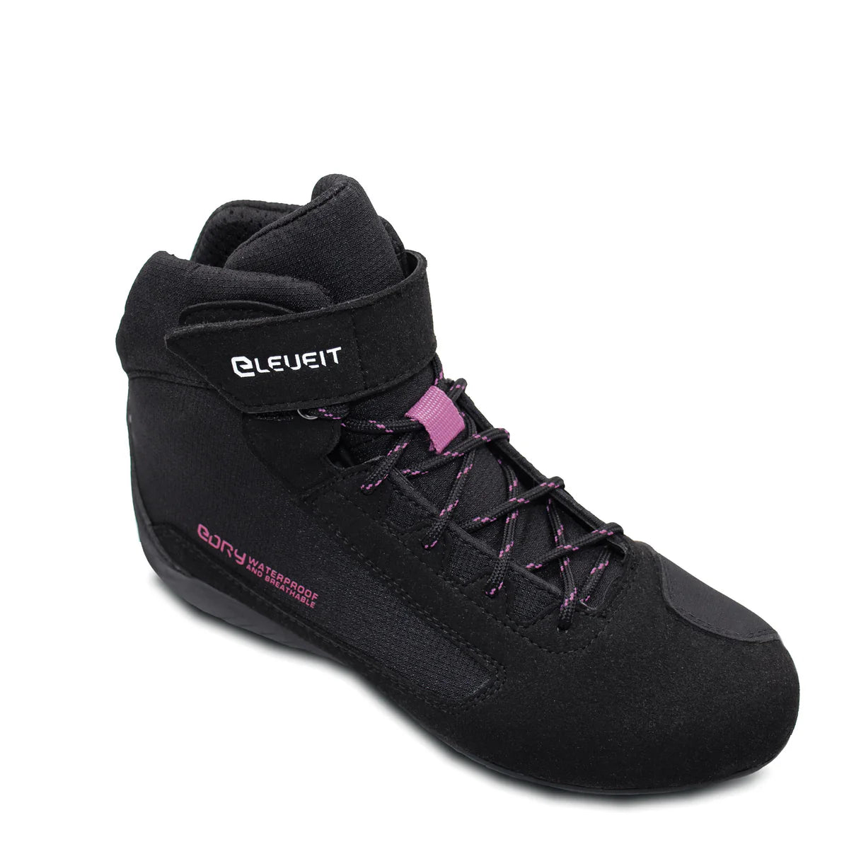 ELEVEIT LADY DELTA WP Motorcycle Shoe - Black/Pink