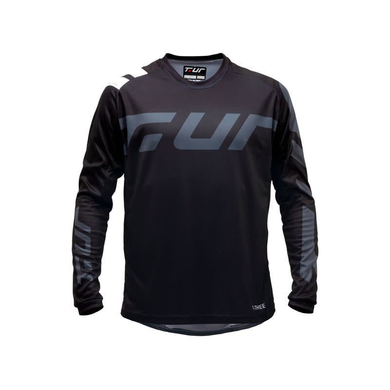MAGLIA T-THREE BLACK/WHITE