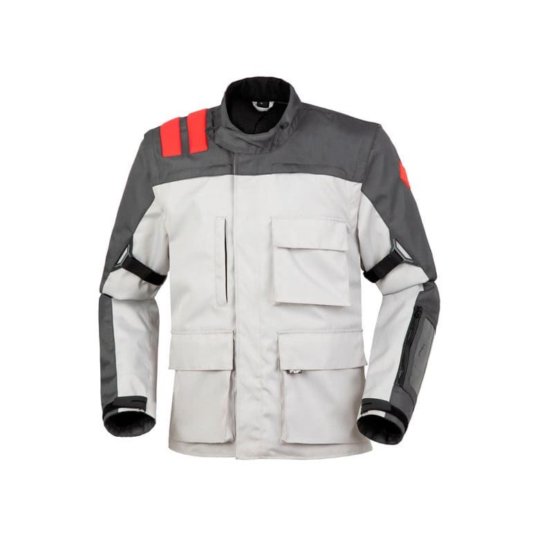 GIACCA J-THREE LIGHT GREY/RED