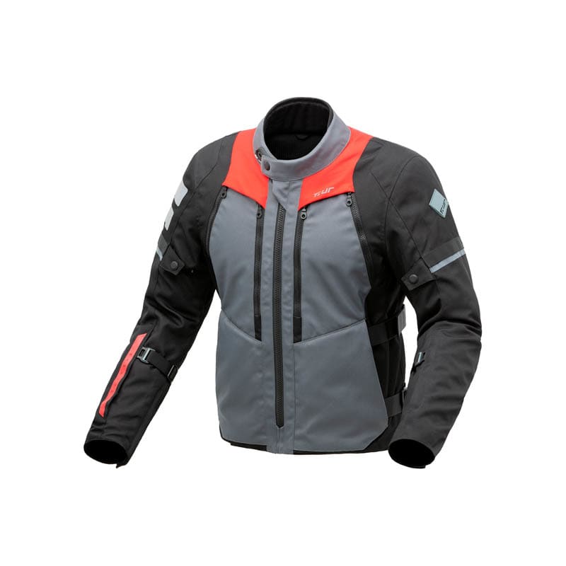 GIACCA NEVADA HYDROSCUD ANTHRA/RED