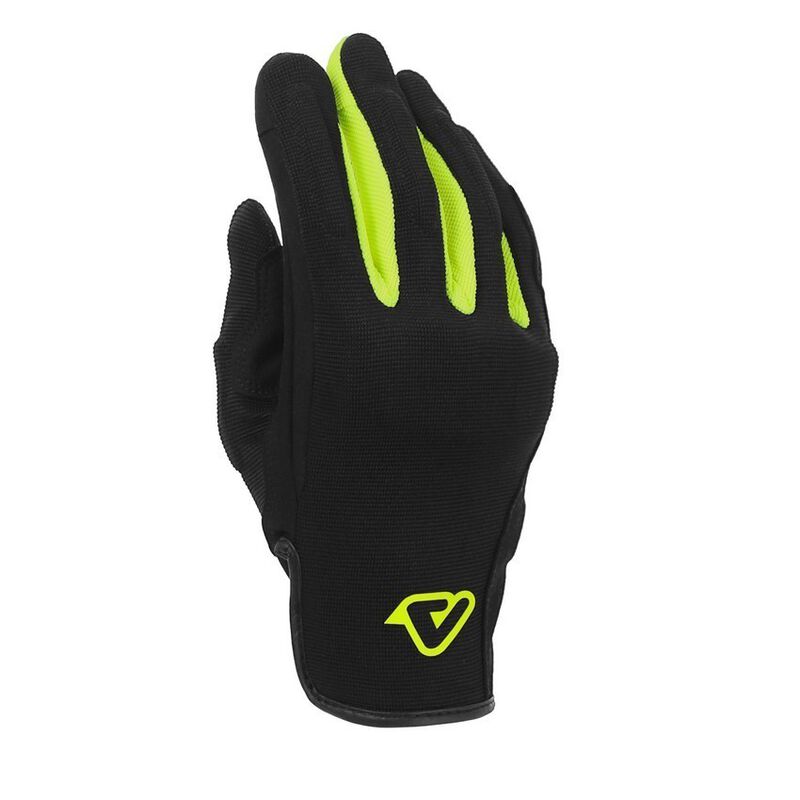 ACERBIS CE X-WAY motorcycle gloves - black/fluorescent yellow