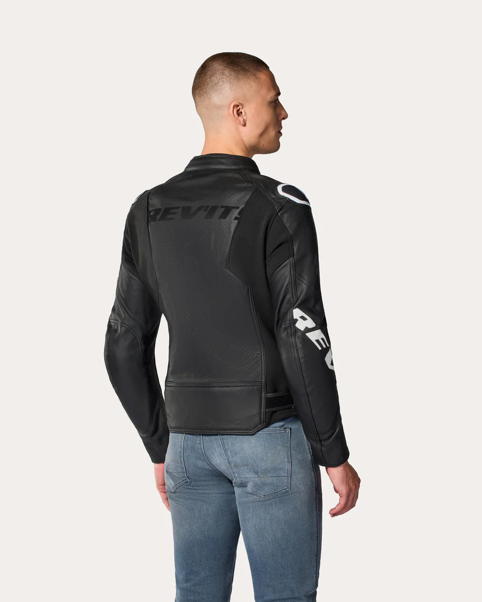 GIACCA IN PELLE REV'IT! QUADRATIC