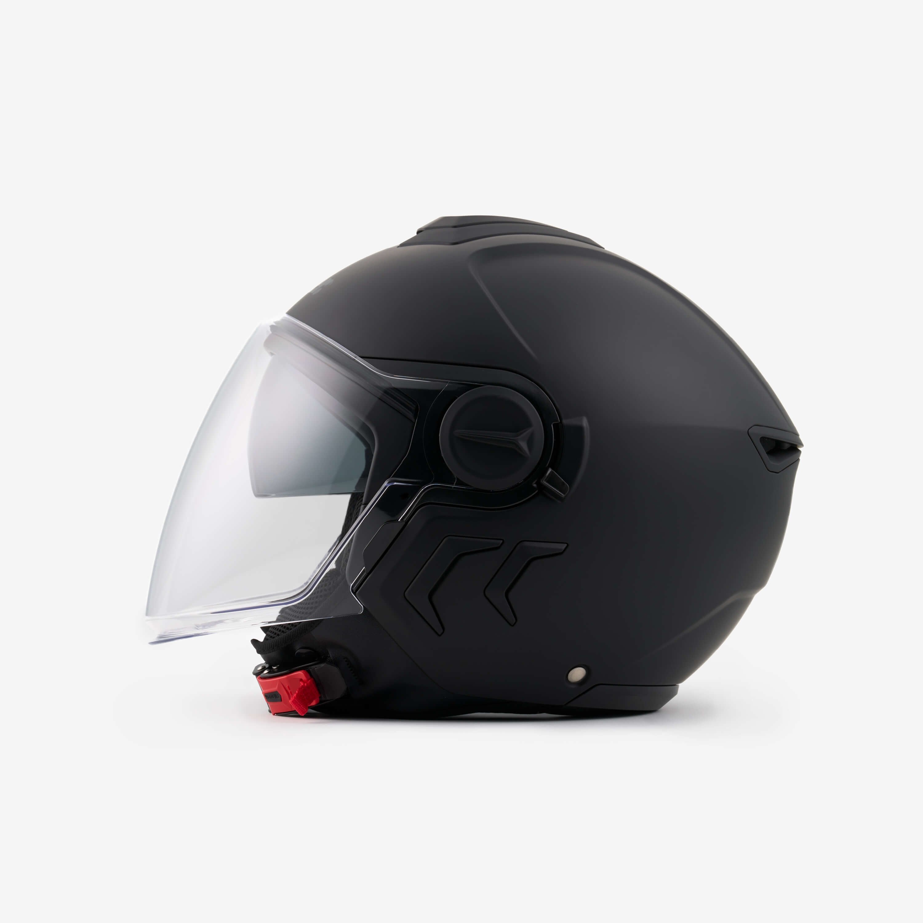 Casco demijet BLAUER DJ-01 MONO - nero