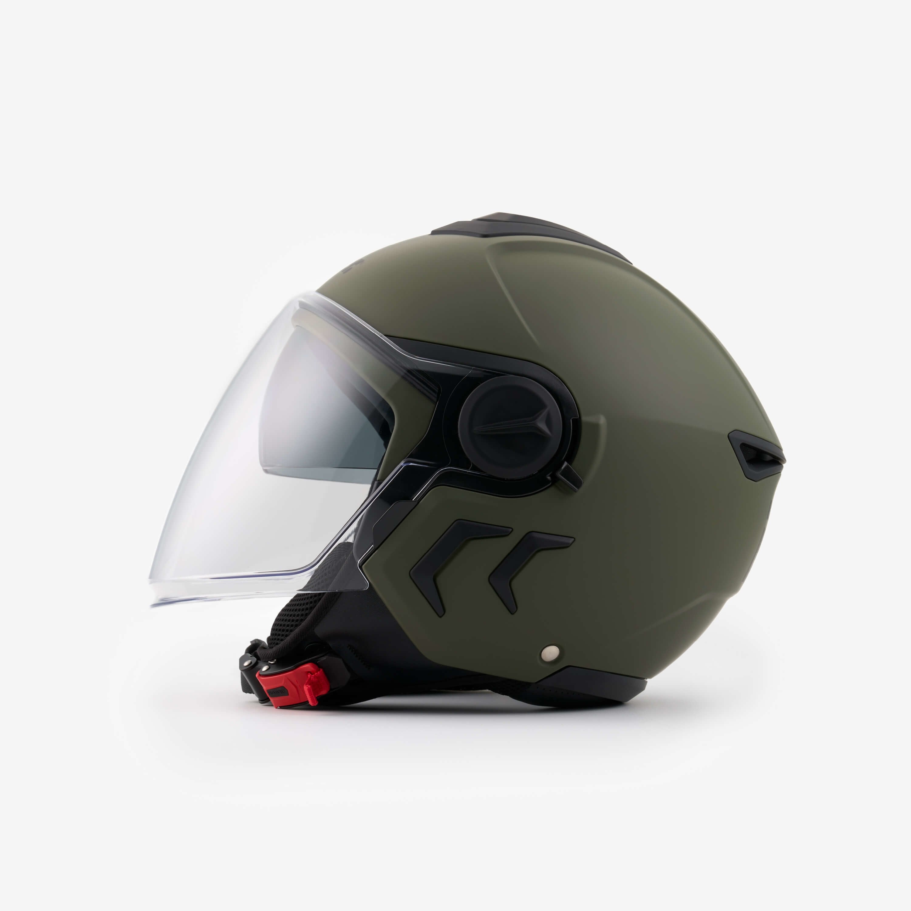 Casco demijet BLAUER DJ-01 MONO - verde