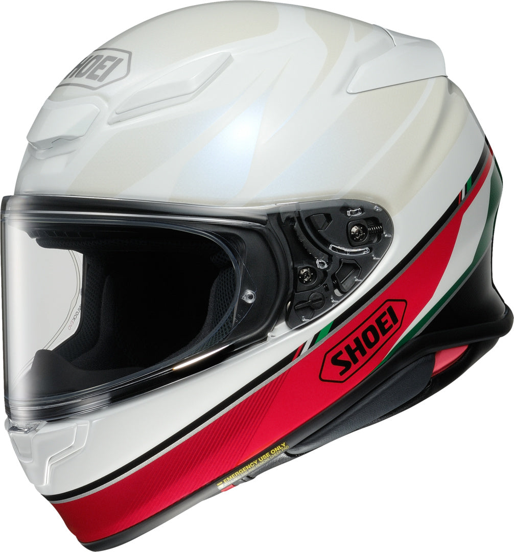 SHOEI NXR2 Nocturne TC-4 Full Face Helmet - Red White