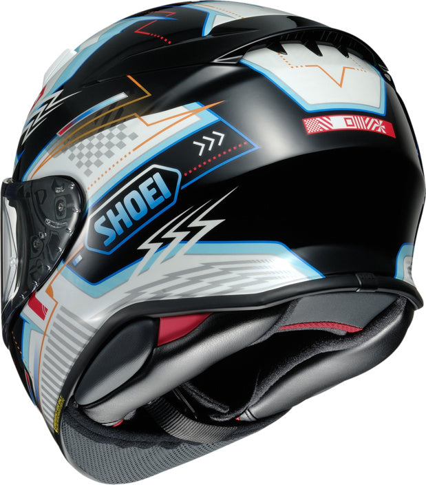 Casco integrale SHOEI NXR2 Arcane TC-10 Nero - Bianco - Blu