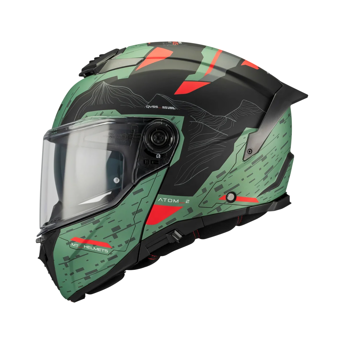CASCO MODULARE MT HELMETS ATOM 2 SV HIGHLANDS C6