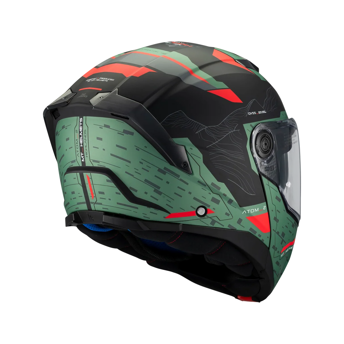 CASCO MODULARE MT HELMETS ATOM 2 SV HIGHLANDS C6