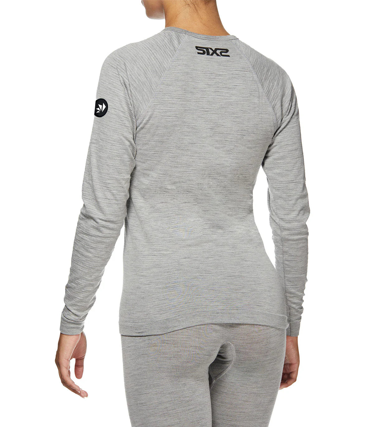 MAGLIA A MANICHE LUNGHE IN LANA MERINO SIX2 TS2 MERINO
