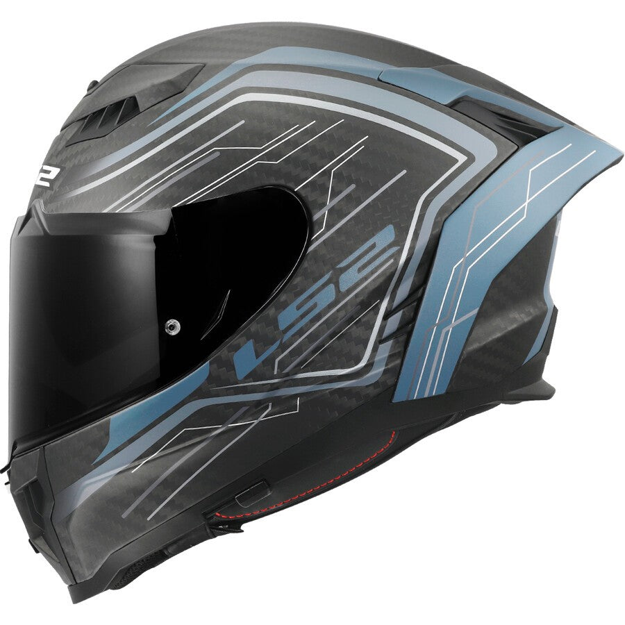 CASCO INTEGRALE LS2 DRAGON SUBIC - Blu - Petrolio