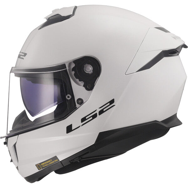 LS2 FF808 STREAM II SOLID full-face motorcycle helmet - matt black