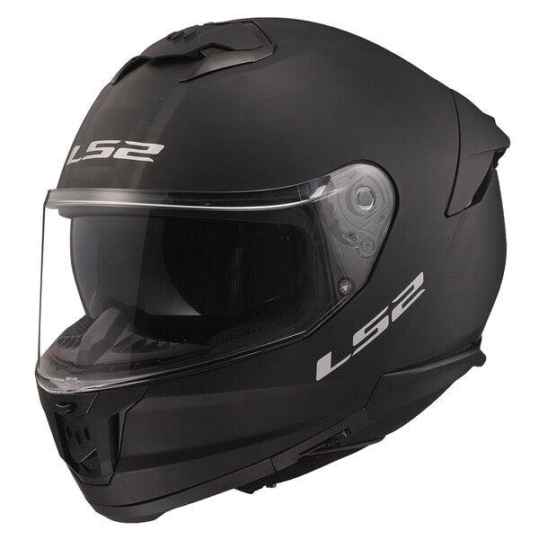 LS2 FF808 STREAM II SOLID full-face motorcycle helmet - matt black