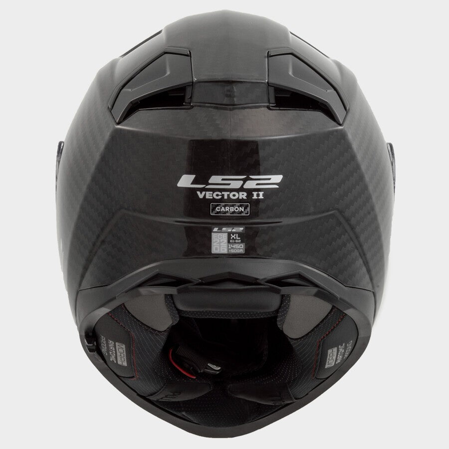 CASCO INTEGRALE LS2 VECTOR II CARBON SOLID