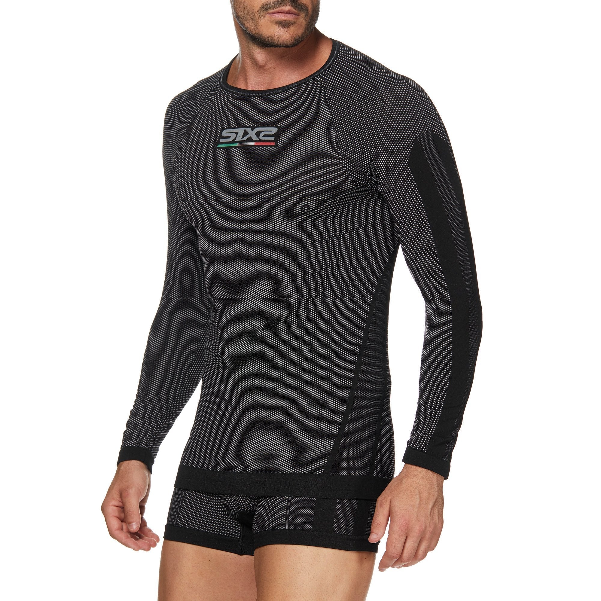 MAGLIA A MANICHE LUNGHE 4 STAGIONI UNISEX SIX2 TS2
