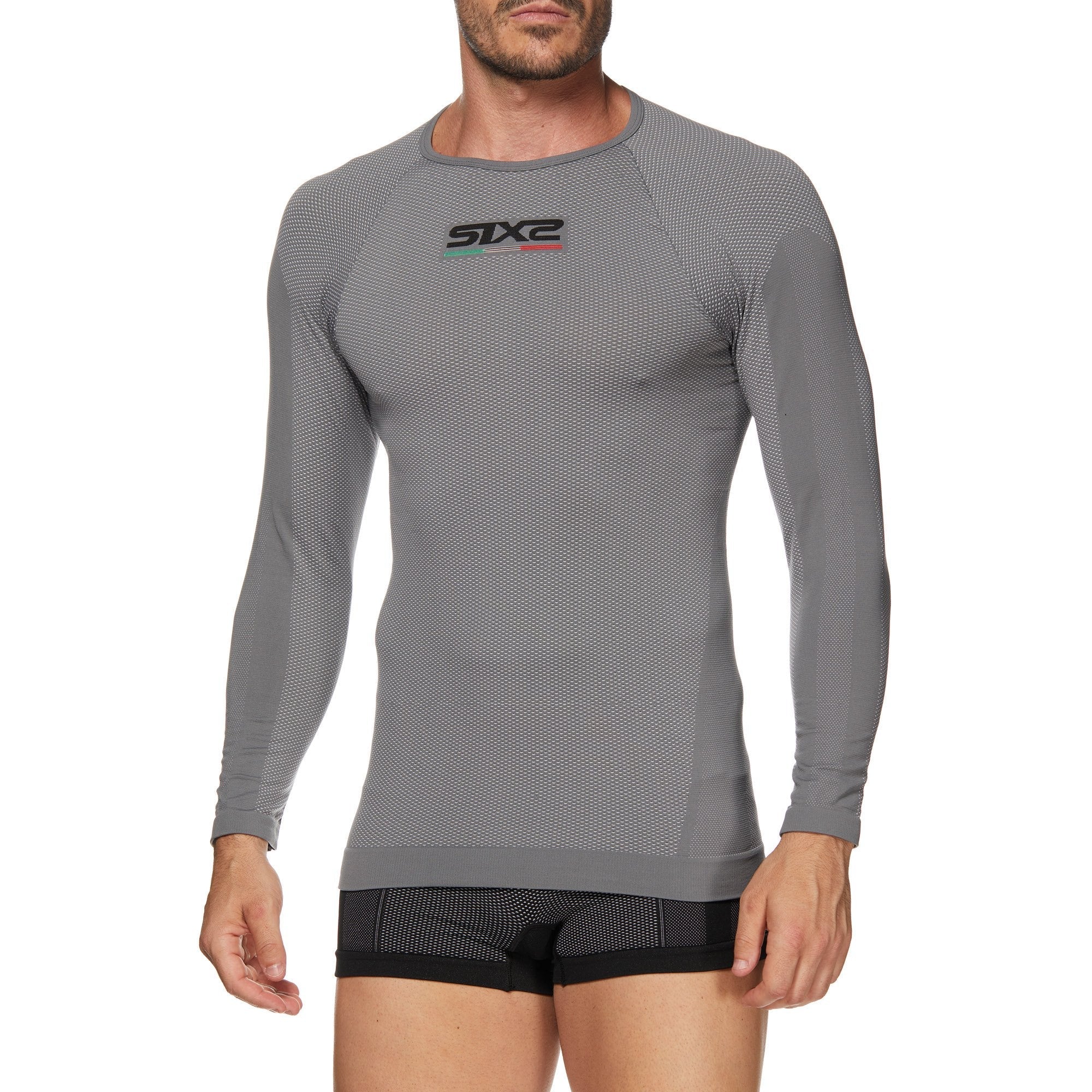 MAGLIA A MANICHE LUNGHE 4 STAGIONI UNISEX SIX2 TS2