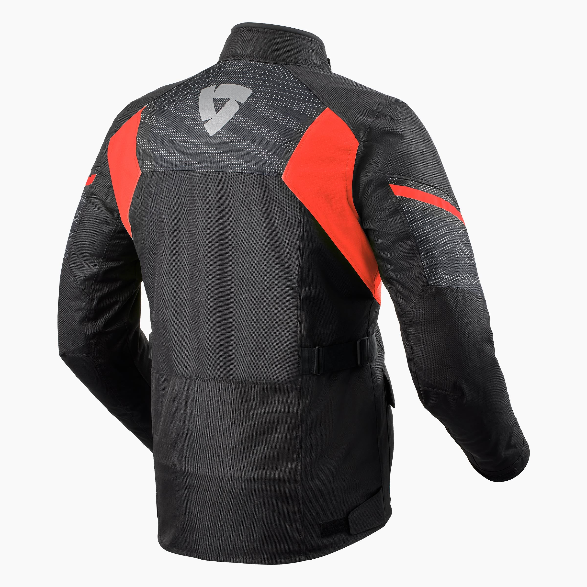 Rev'it Duke H2O Winter Jacket - Black/Red