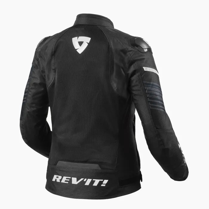 REV'IT APEX AIR H2O motorcycle jacket - black white