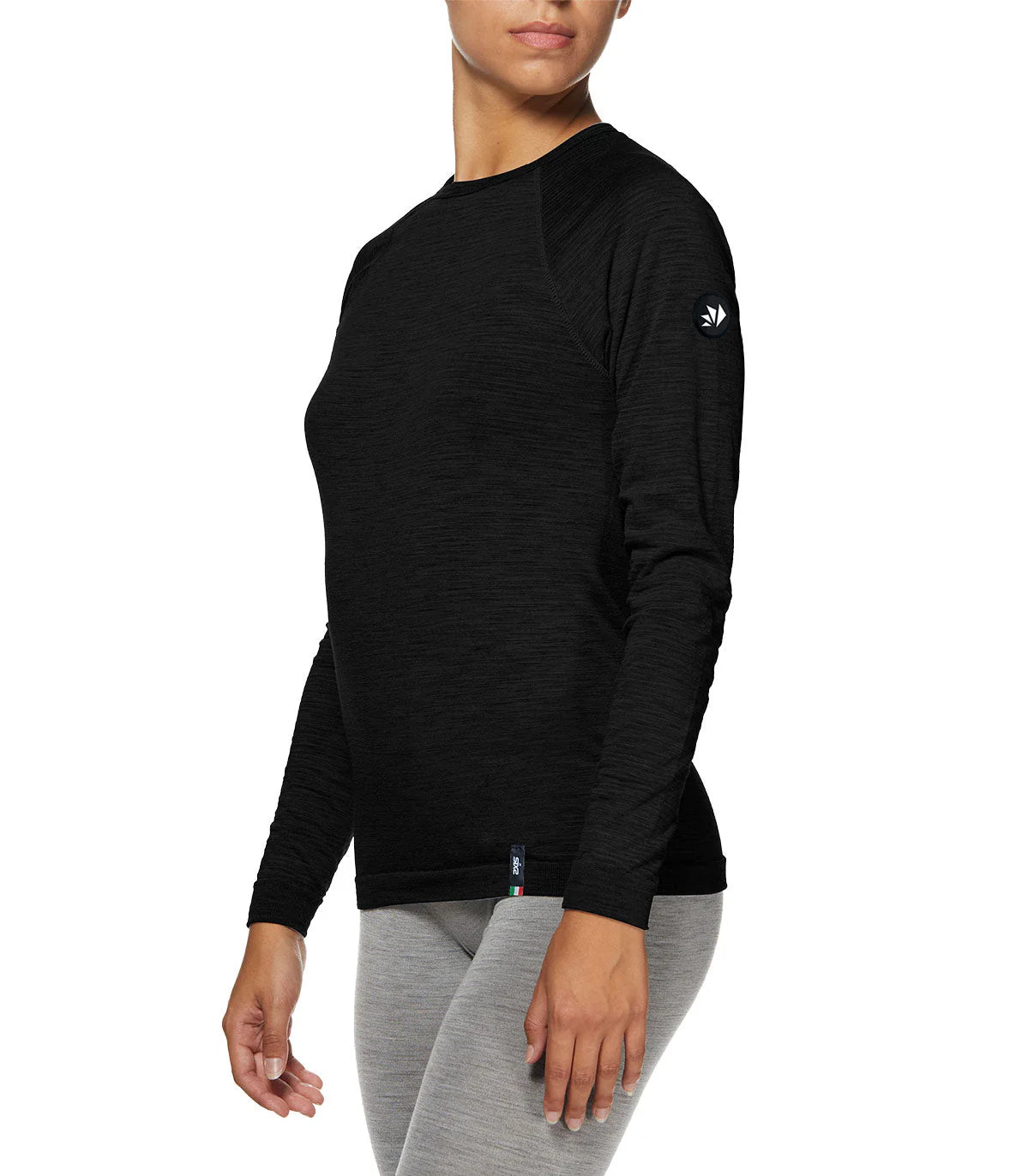MAGLIA A MANICHE LUNGHE IN LANA MERINO SIX2 TS2 MERINO
