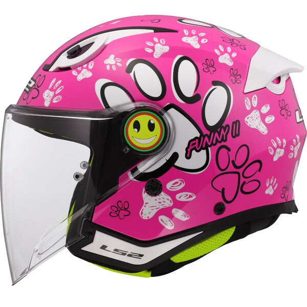 CASCO JET BAMBINO LS2 FUNNY II PAWS/GLUP/NEXT LEVEL