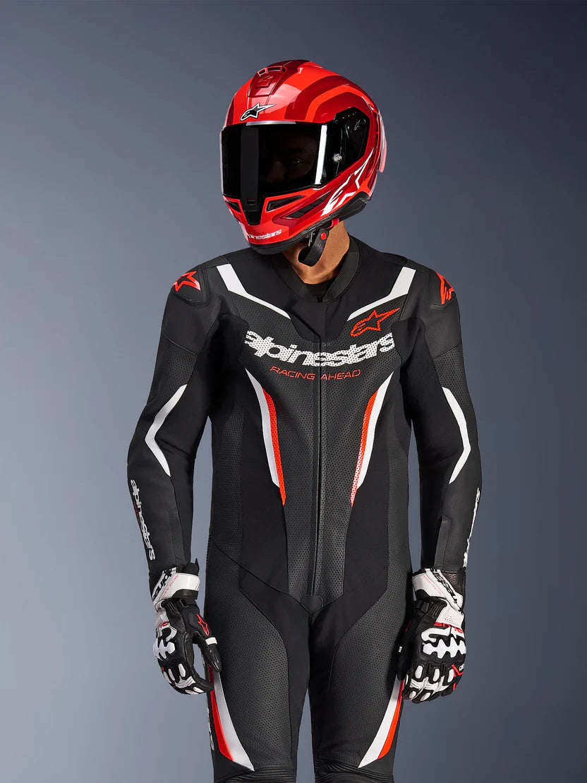 TUTA MOTO IN PELLE ALPINESTARS GP FORCE V2 1 PEZZO