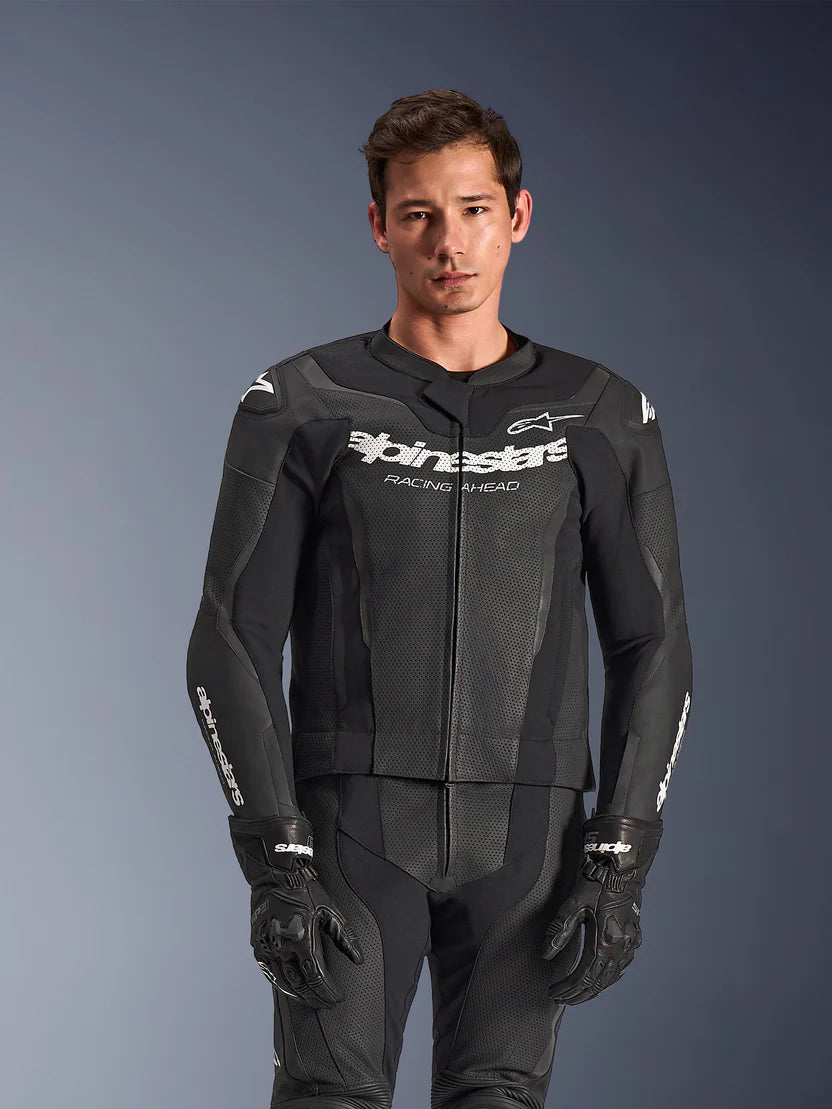 TUTA MOTO IN PELLE ALPINESTARS GP FORCE V2 2 PEZZI