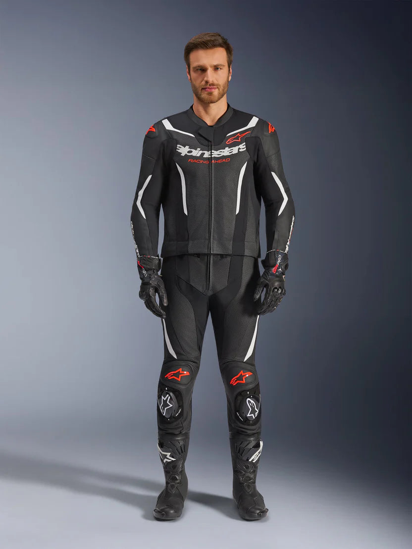 TUTA MOTO IN PELLE ALPINESTARS GP FORCE V2 2 PEZZI
