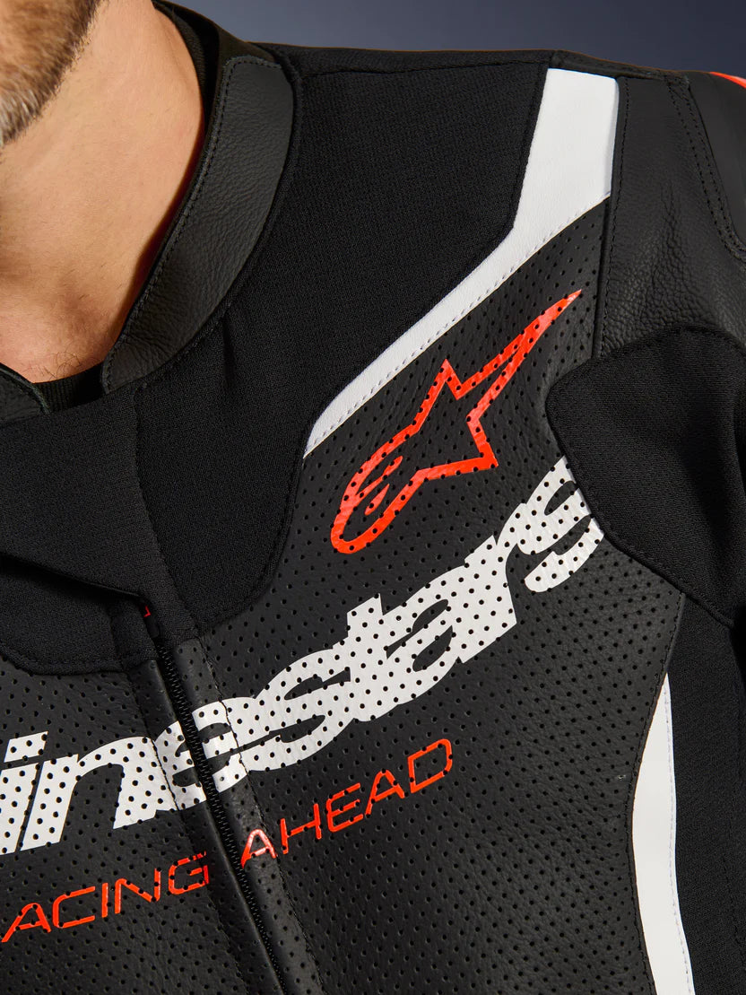 TUTA MOTO IN PELLE ALPINESTARS GP FORCE V2 2 PEZZI