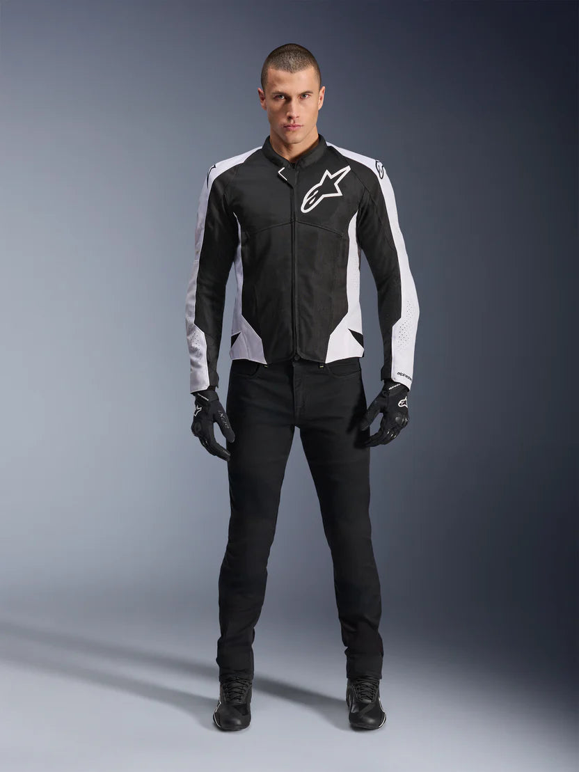 Alpinestars VIPER V2 AIR Summer Men's Motorcycle Jacket - Black/White