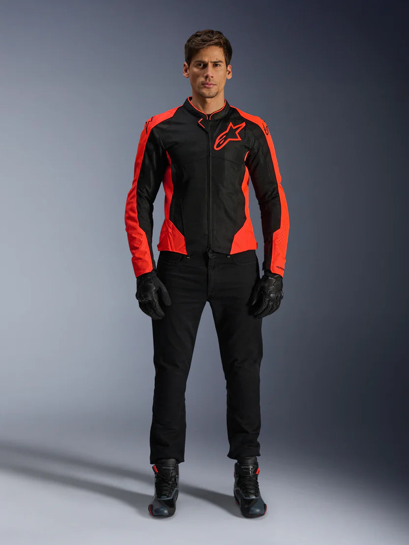 Alpinestars VIPER V2 AIR Summer Men's Motorcycle Jacket - Black/White