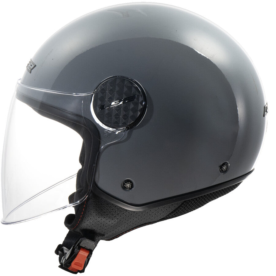 CASCO JET LS2 SPHERE LUX II SOLID - Grigio Nardo