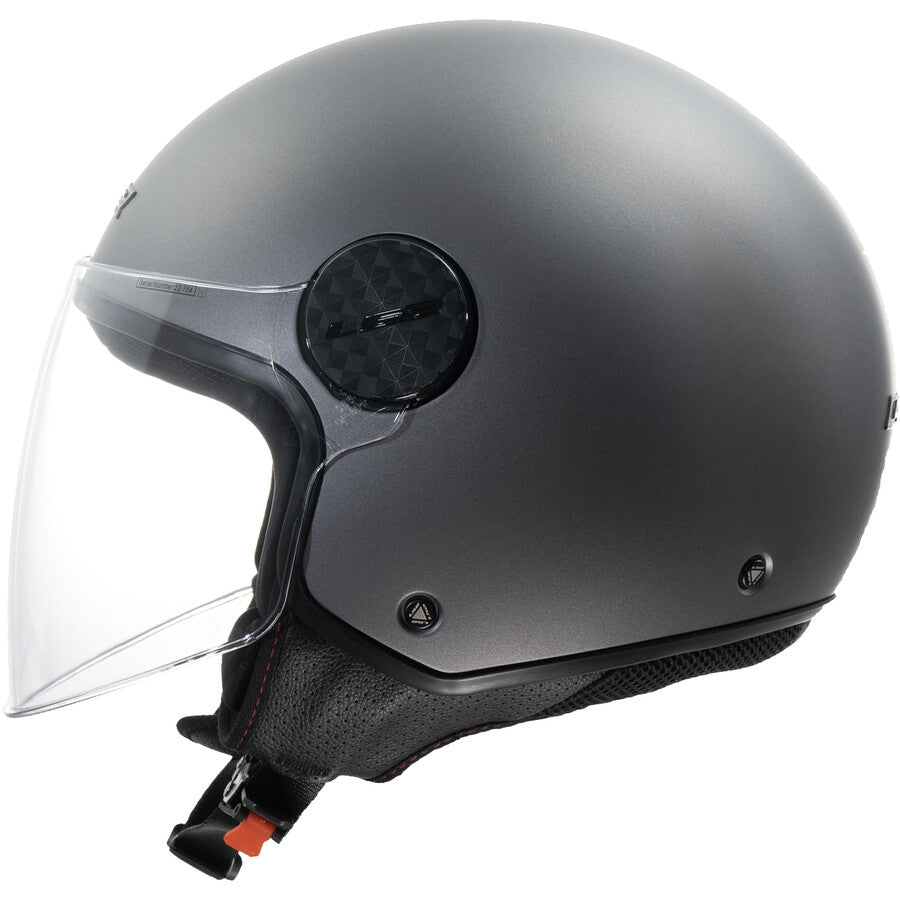CASCO JET LS2 SPHERE LUX II SOLID - Titanio Opaco