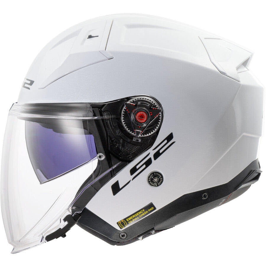 CASCO JET LS2 INFINITY II SOLID - Bianco