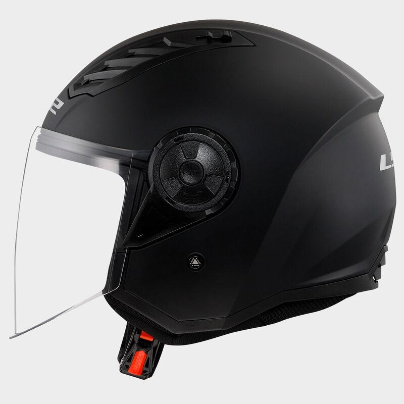 LS2 OF616 AIRFLOW II SOLID jet motorcycle helmet - matt black