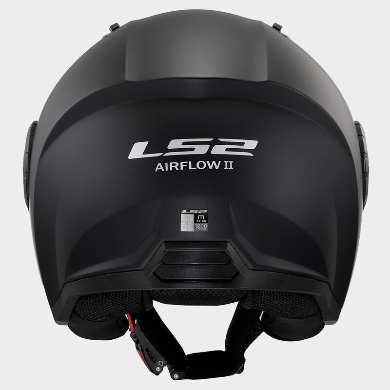 LS2 OF616 AIRFLOW II SOLID jet motorcycle helmet - matt black