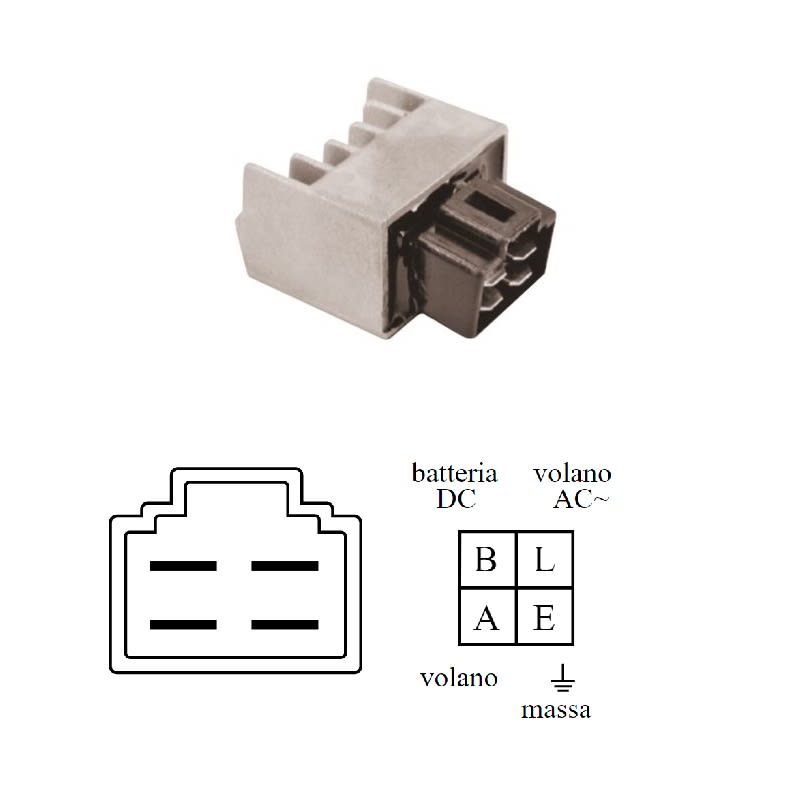 Regolatore di Tensione HONDA BALI/SCOOPY/SYM FIDDLE II 50/125/150cc