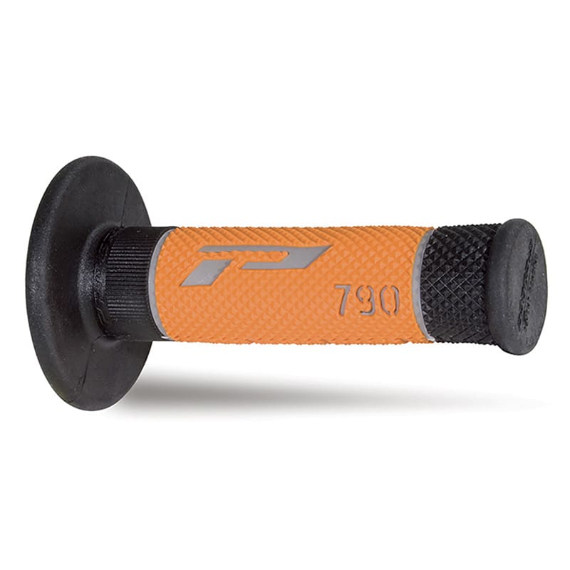 Mx 790-234 Grips - Triple Density - Grey/Orange/Black Without Hole