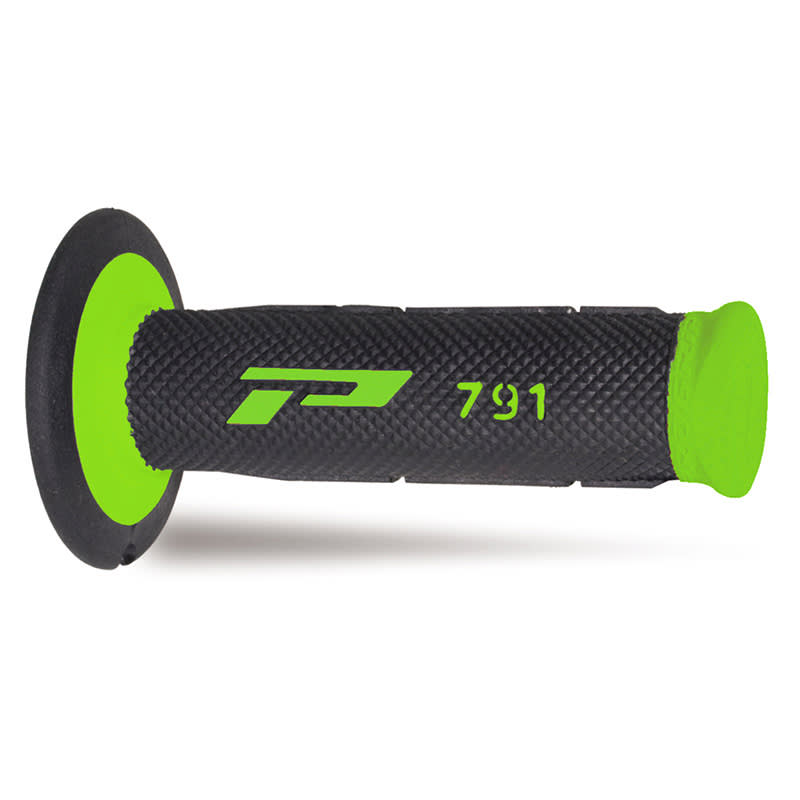 Mx 791-198 Grips - Double Density - Green/Black Without Hole