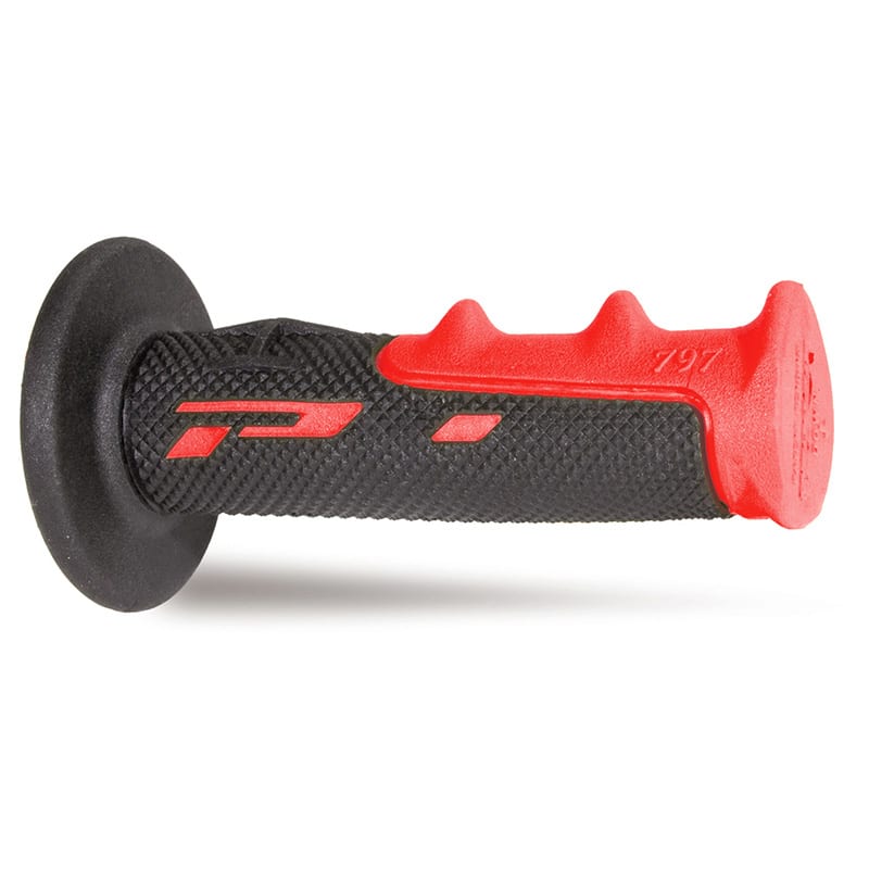 Mx 797-149 Grips - Double Density - Red/Black Without Hole