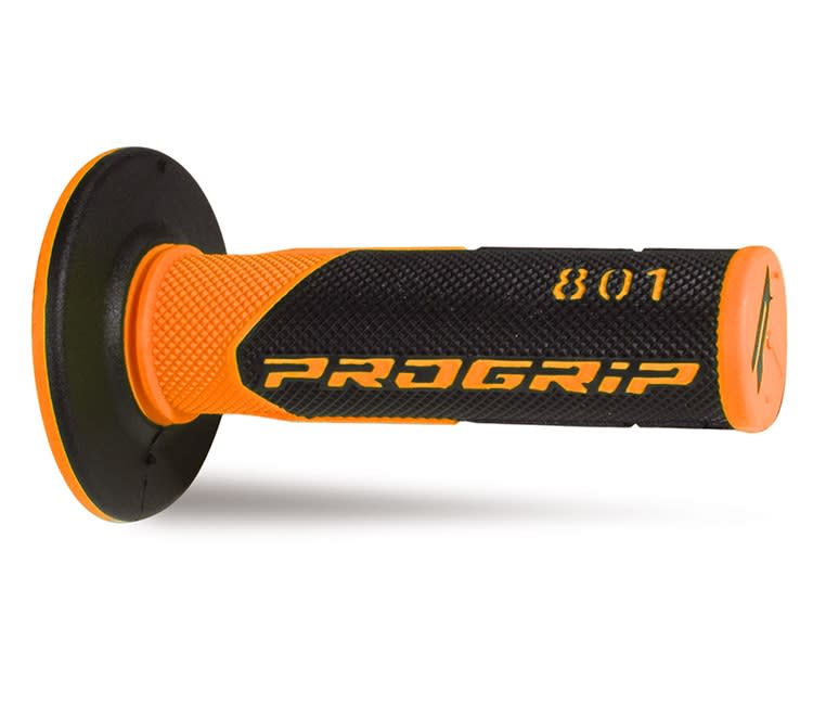 Mx 801-296 Grips - Double Density - Fluorescent Orange/Black Without Hole