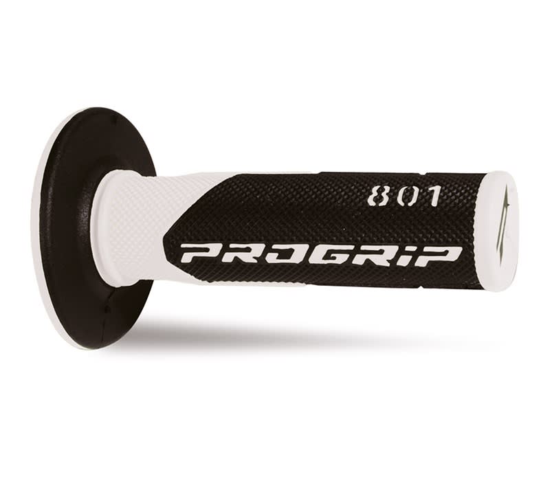Mx 801-137 Grips - Double Density - White/Black Without Hole