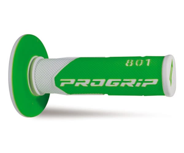 Mx 801-241 Grips - Double Density - White/Fluorescent Green Without Hole