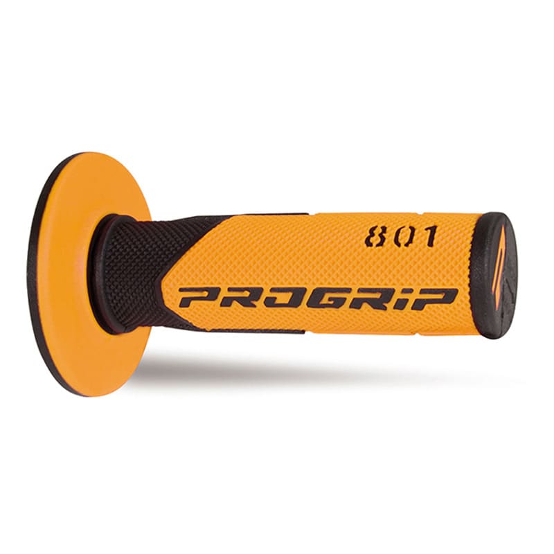 Mx 801-144 Grips - Double Density - Black/Orange Without Hole
