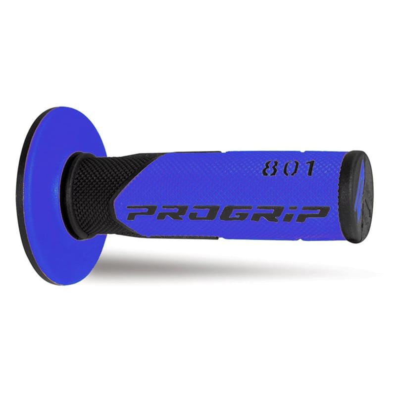 Mx 801-146 Grips - Double Density - Black/Blue Without Hole