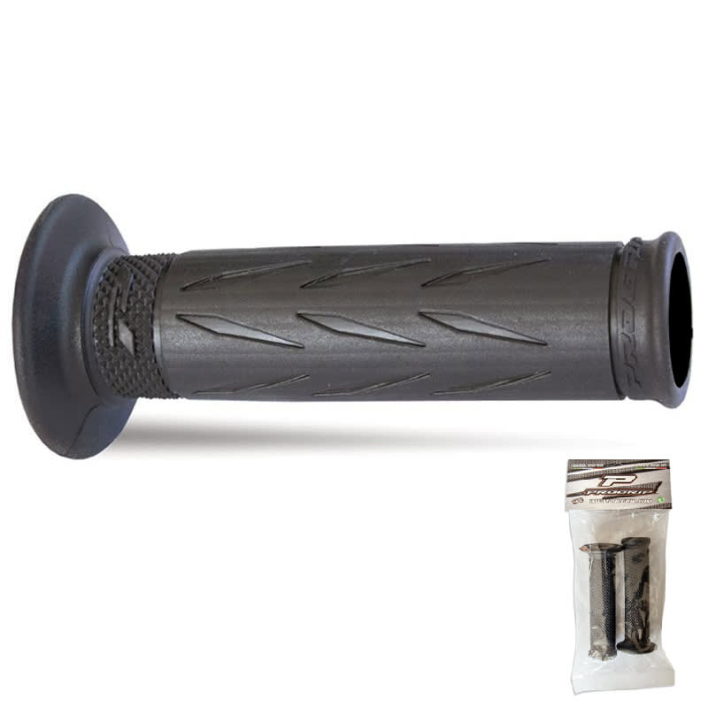 Comandi di Trasmissione PROGRIP Manopole Strada 729-OE-102 - Singola Densit�� Nero con Foro (Busta)