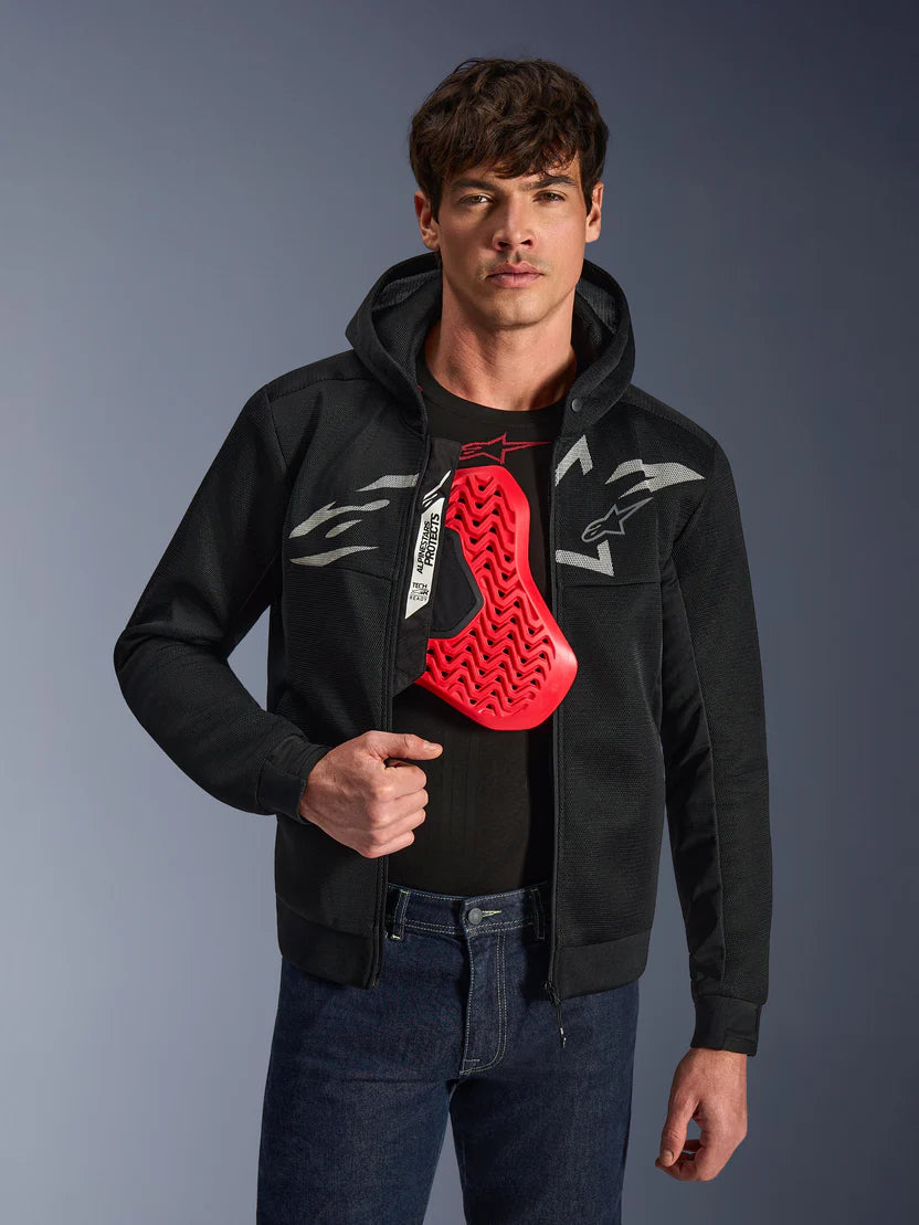 FELPA CON PROTEZIONI ALPINESTARS CHROME SUPERAIRFLOW