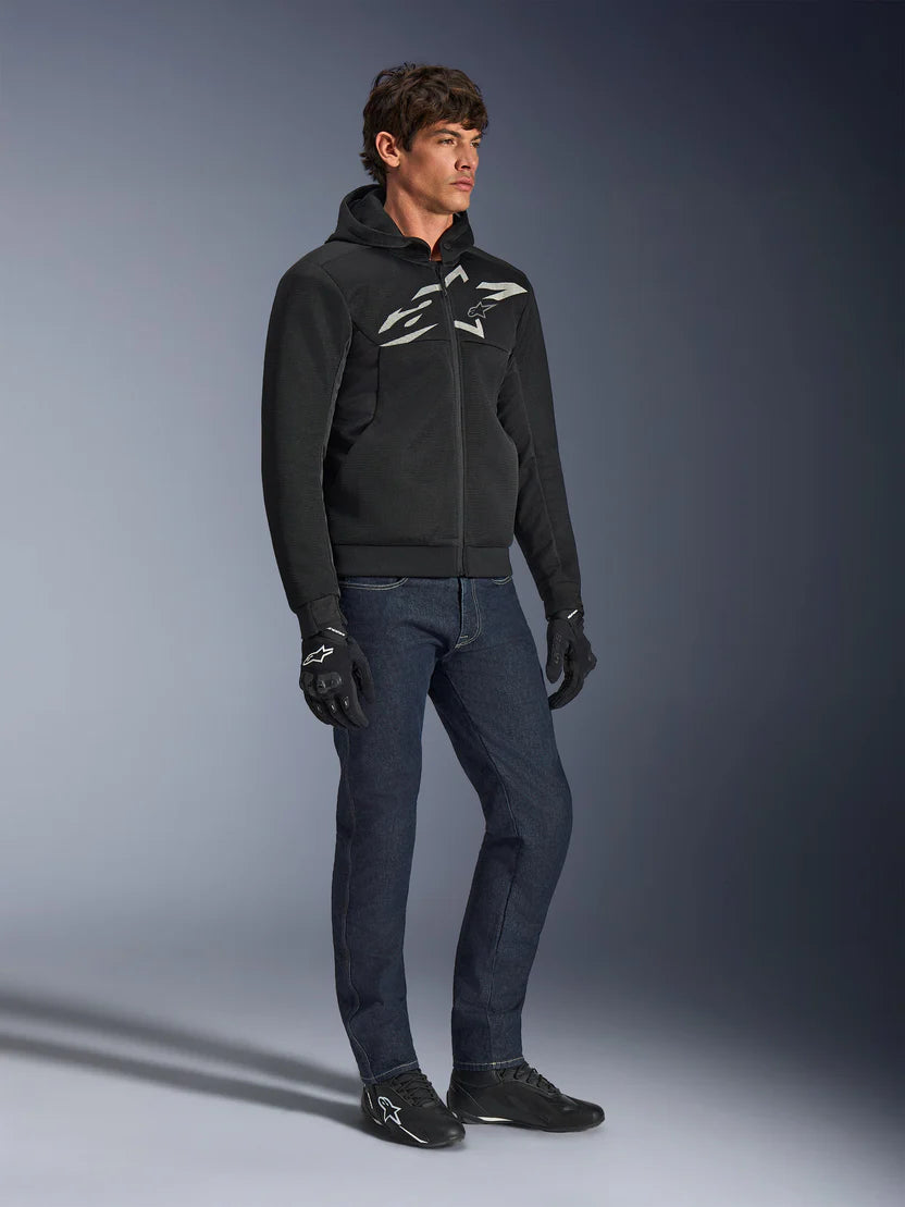 FELPA CON PROTEZIONI ALPINESTARS CHROME SUPERAIRFLOW