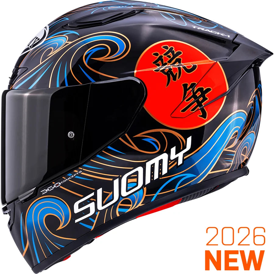 CASCO INTERGRALE SUOMY TRACK-1 WAVES
