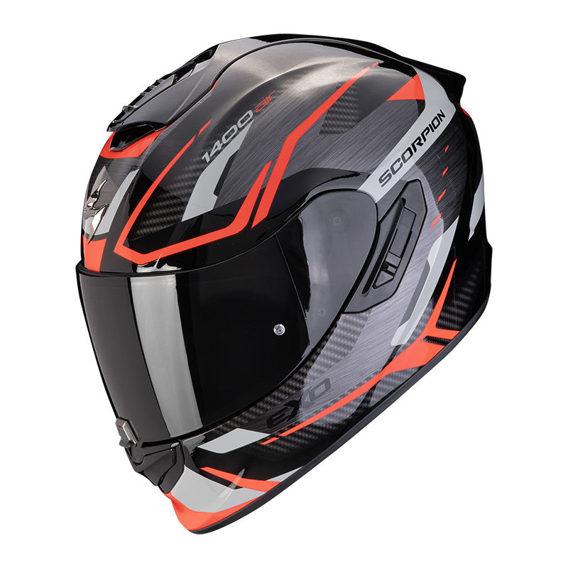 Scorpion EXO-1400 EVO AIR ECE22.06 ACCORD Full Face Motorcycle Helmet Black Blue White