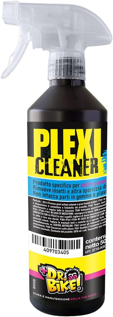 PULITORE CARENATURE E CUPOLINI DR.BIKE PLEXI CLEANER 500ML