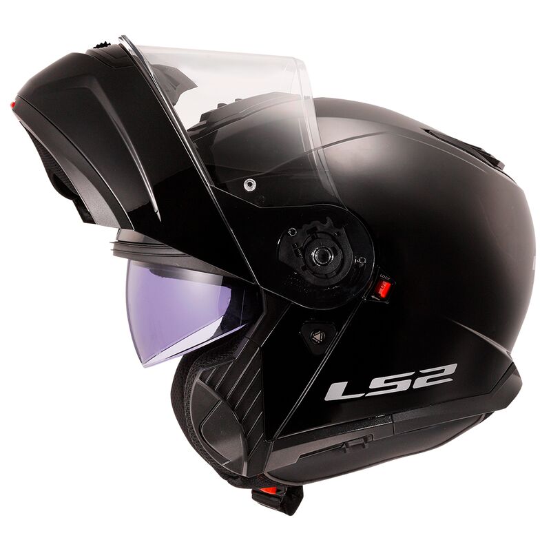 Casco moto modulare LS2 FF908 STROBE II MATT - nero opaco